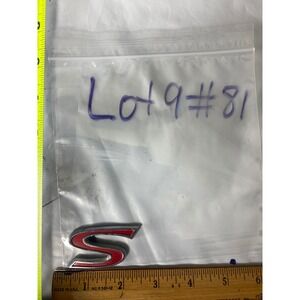 OEM 2005 Toyota Corolla S Red Rear Trunk Emblem Badge Genuine USED